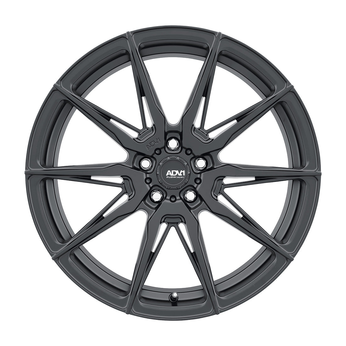 20x9.5 ADV5.0 DC 5x114.3 ET30 BS6.375 Satin BLK 72.56